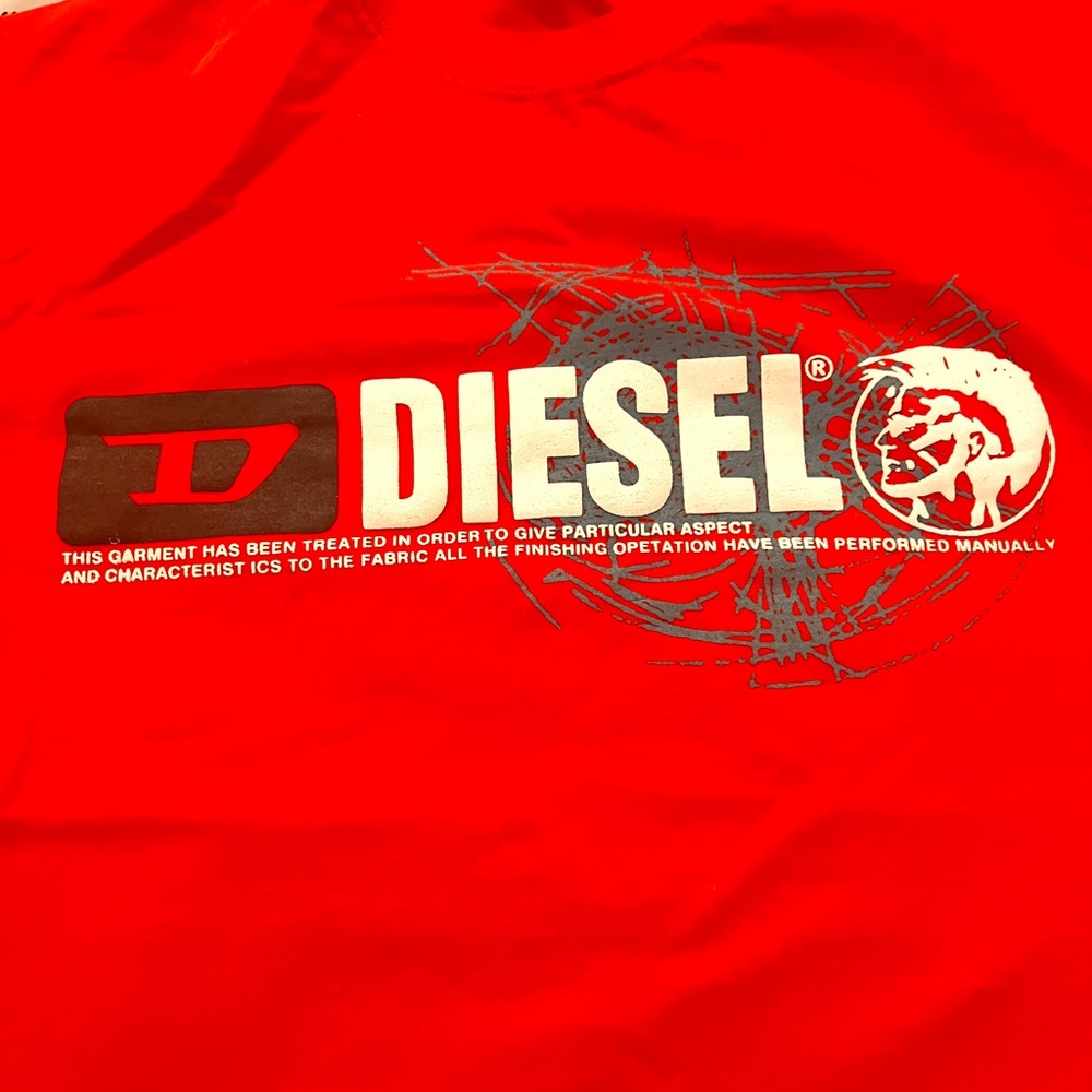 Diesel Red Graphic T-Shirt